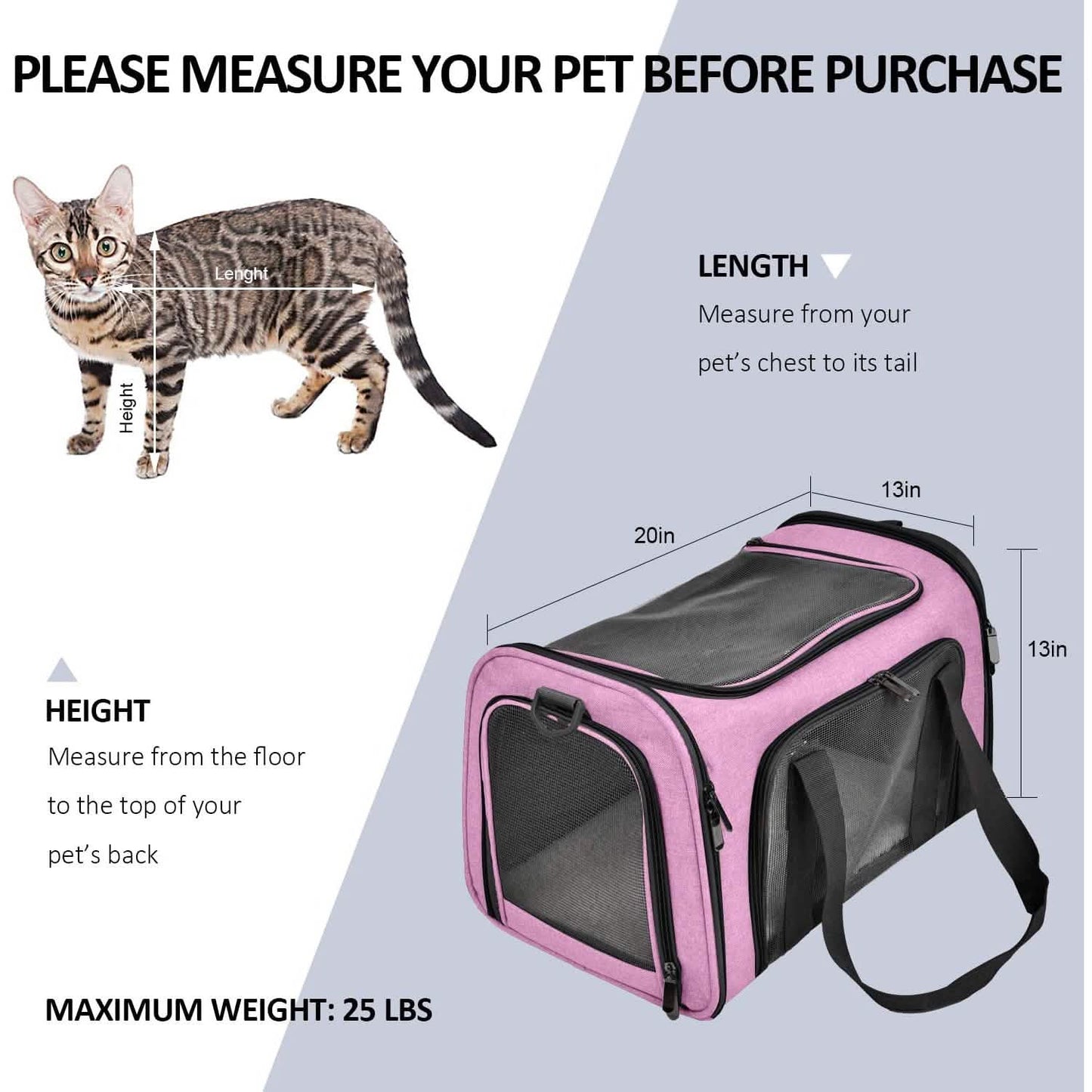 Zusammenklappbare Katzen-Hundebox
