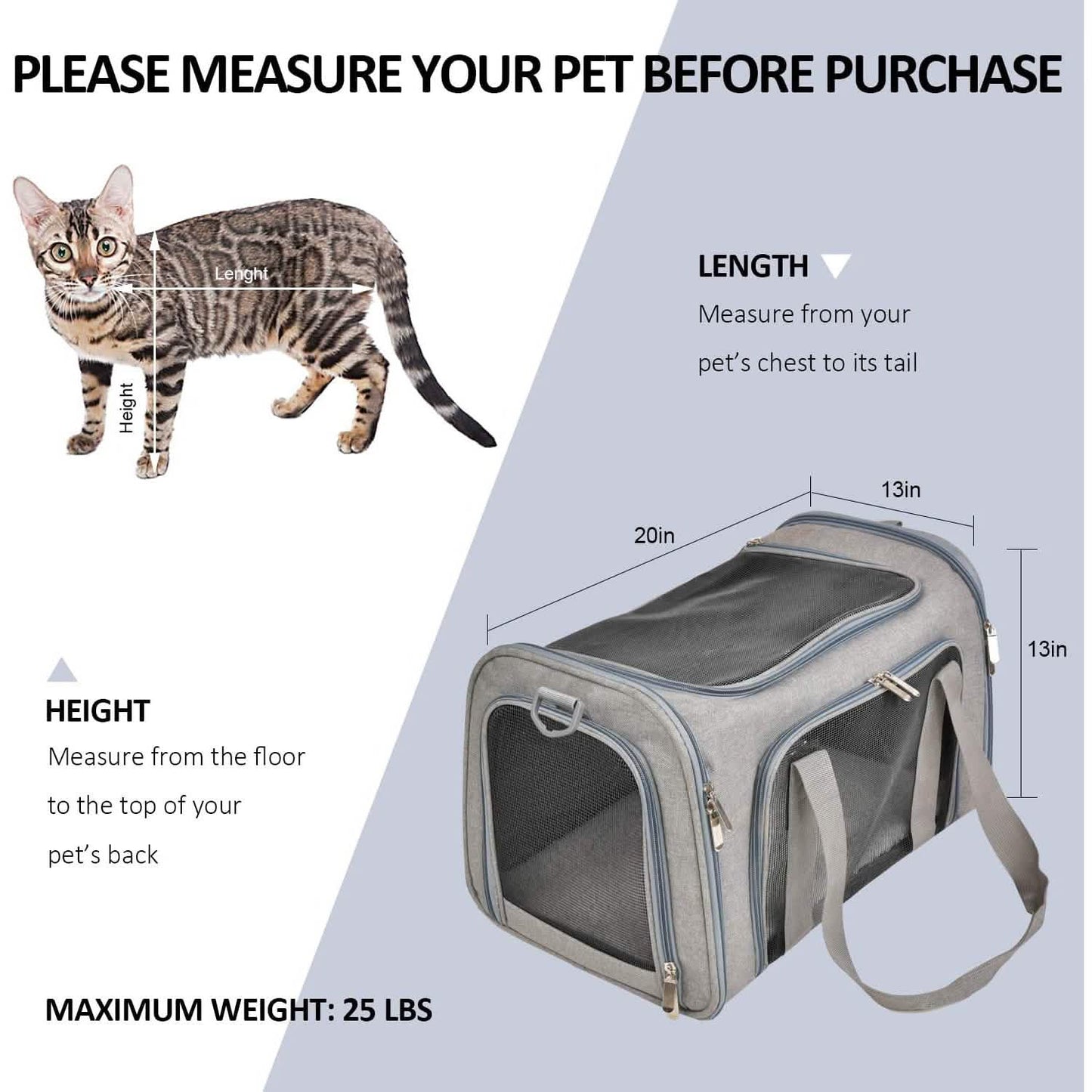 Zusammenklappbare Katzen-Hundebox