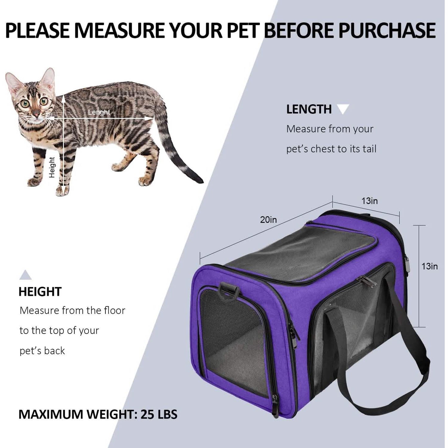 Zusammenklappbare Katzen-Hundebox