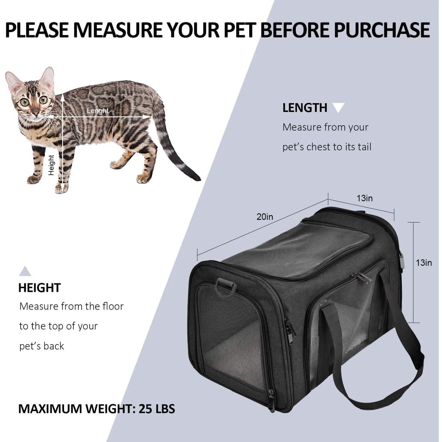 Zusammenklappbare Katzen-Hundebox
