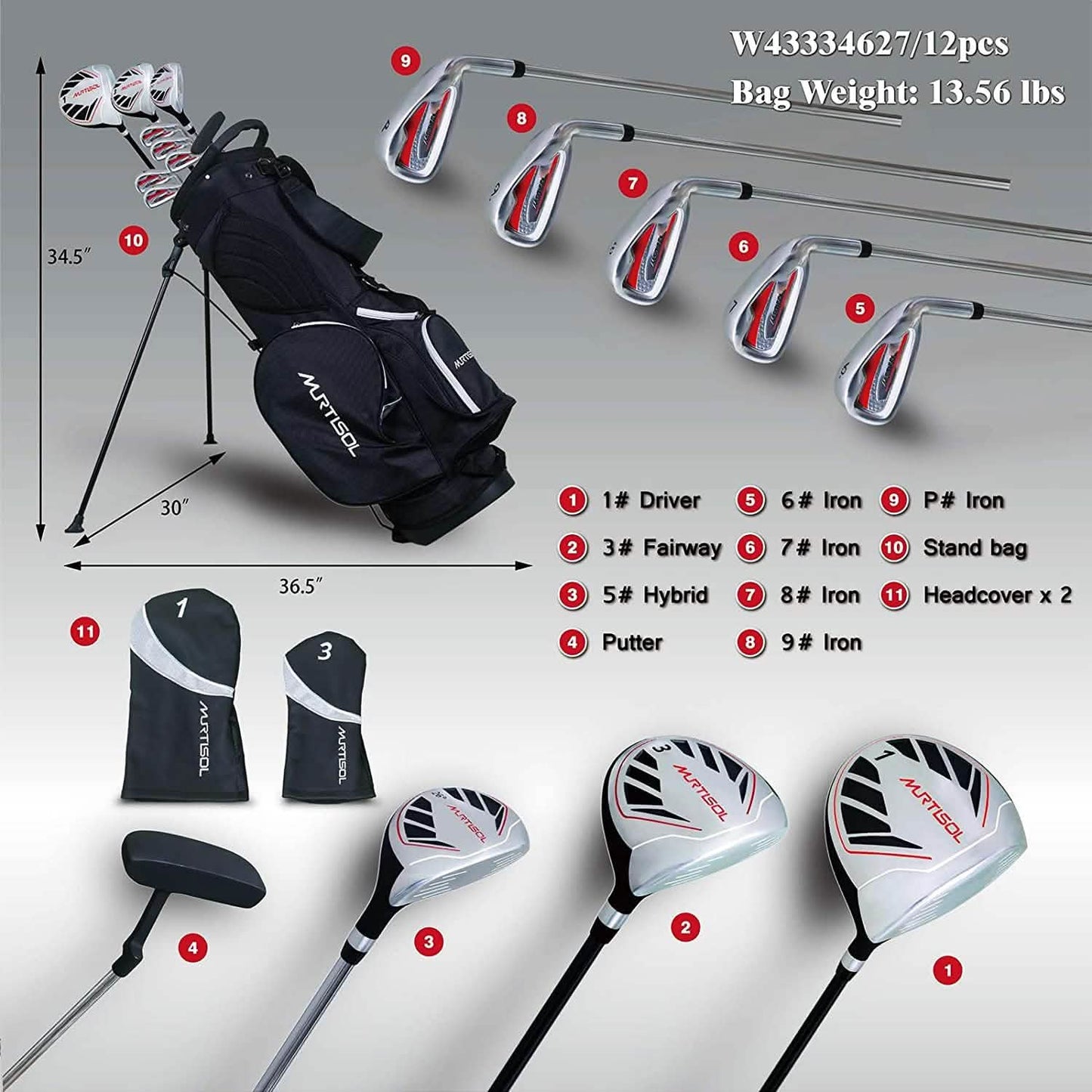 Komplette Golfschläger-Sets für Herren