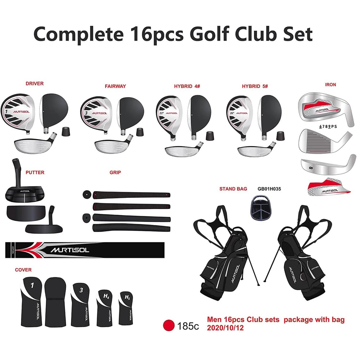 Komplette Golfschläger-Sets für Herren