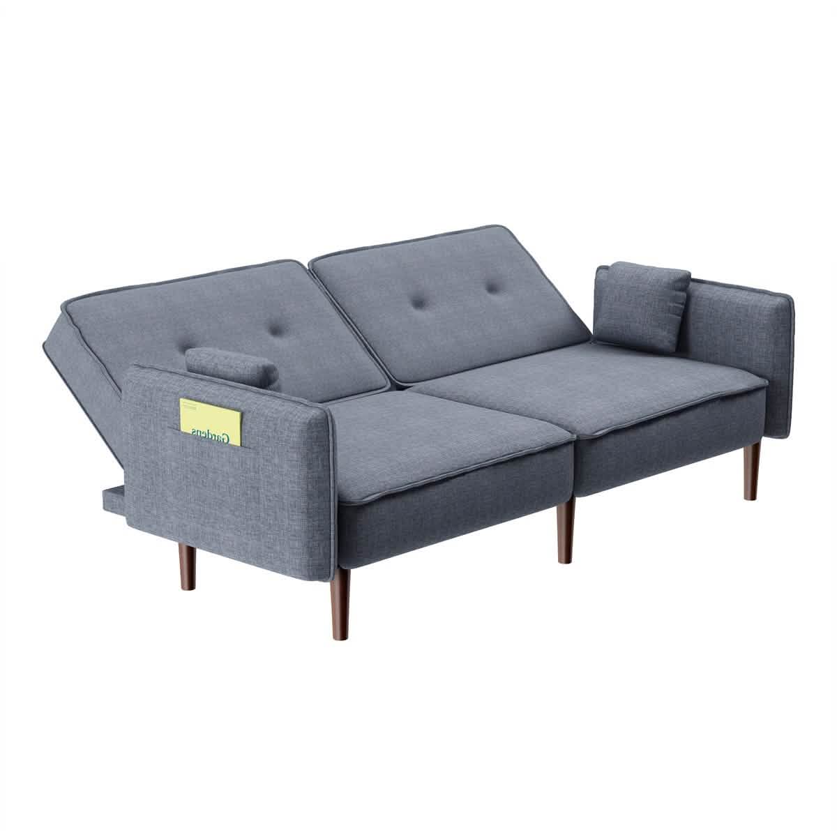 Schlafsofa mit 2 Kissen