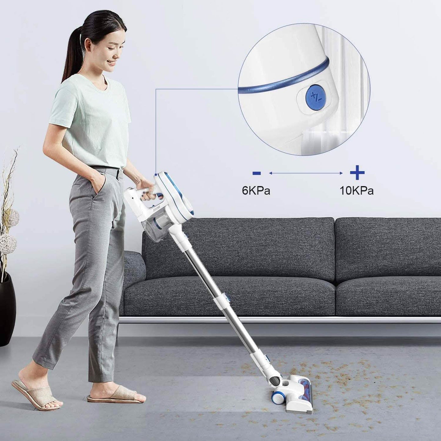 Coolmee Aposen Kabelloser Staubsauger