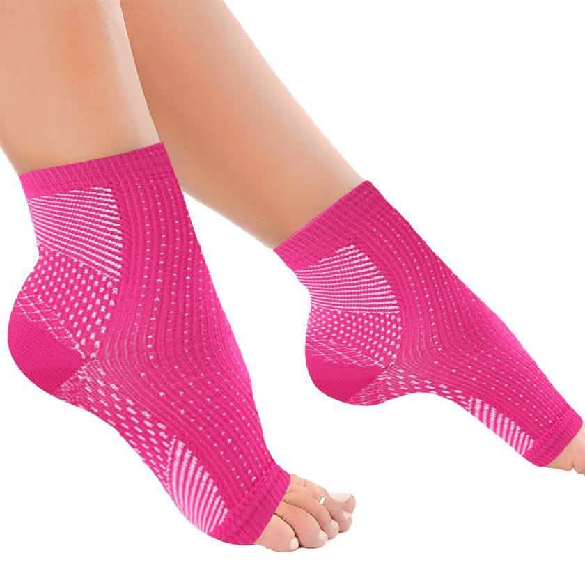 Kupferdurchwirkte Kompressionsfußmanschetten bei Plantarfasziitis