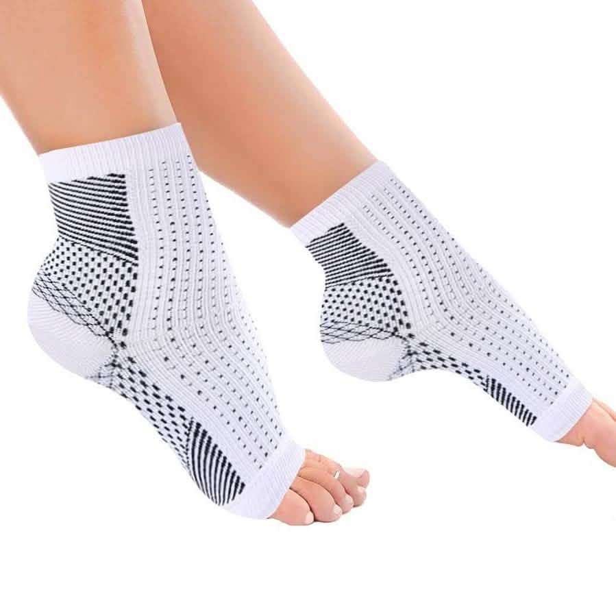 Kupferdurchwirkte Kompressionsfußmanschetten bei Plantarfasziitis