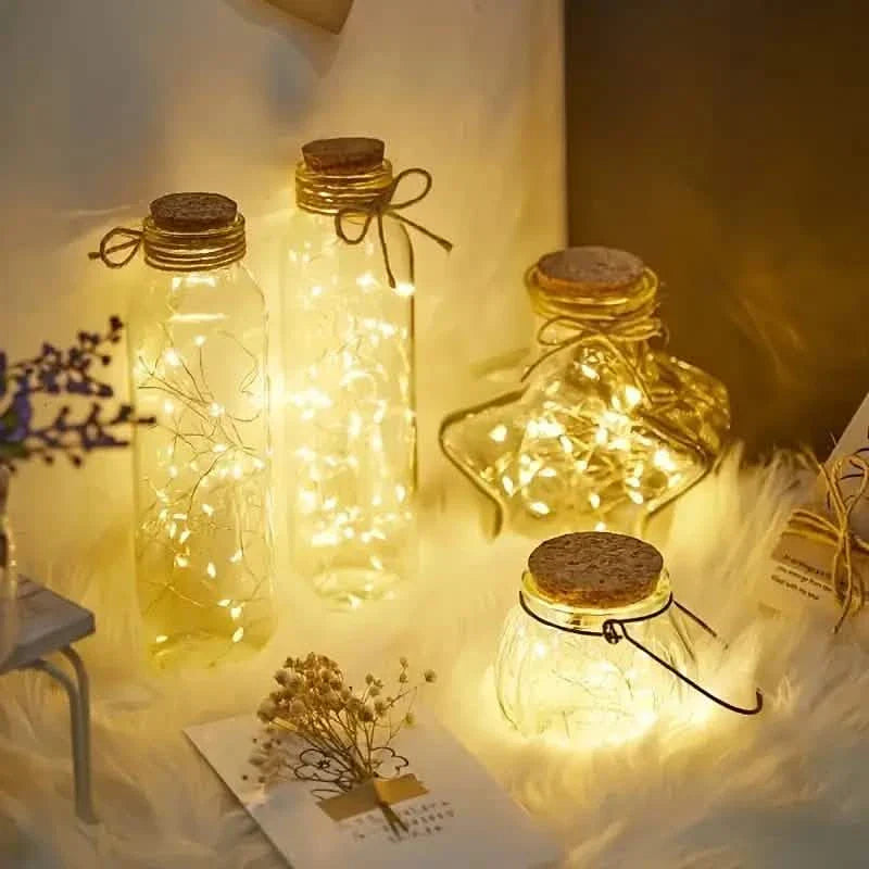 Kreative Lichterketten für Schlafzimmer, Party, Hochzeit, Outdoor-Camping, Wandern und Dekoration