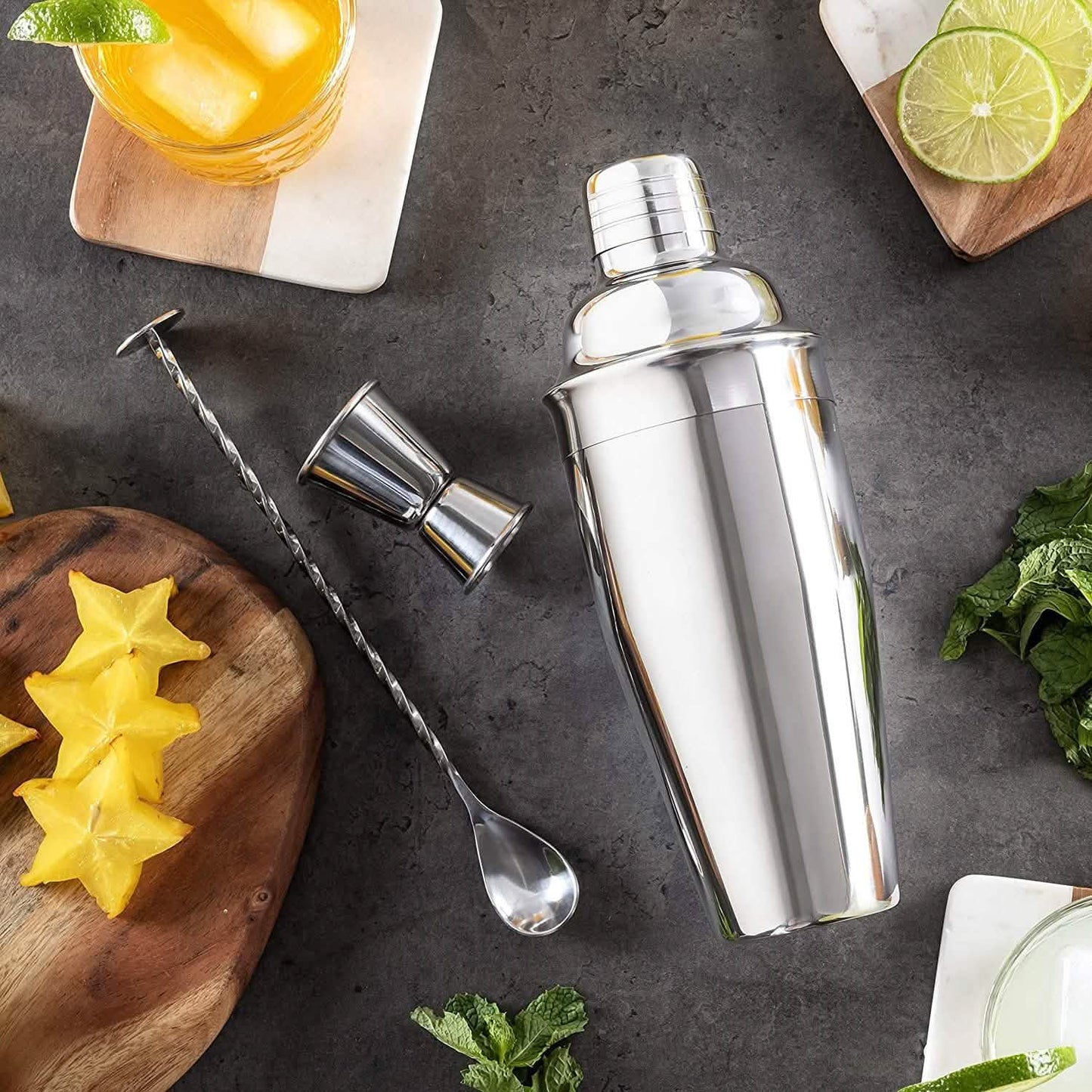 Cresimo 24 Ounces Cocktail Shaker Bar Set
