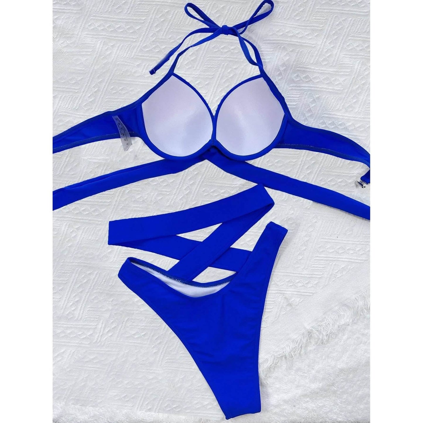 Criss-Cross Wickel-Push-up-Bikini