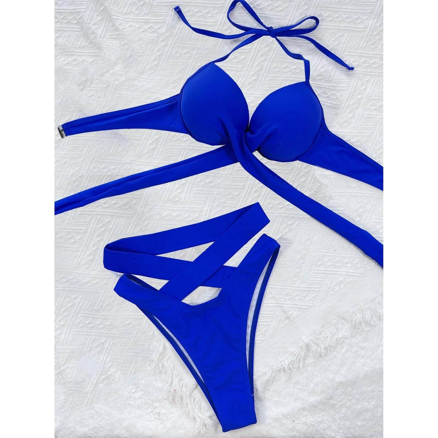 Criss-Cross Wickel-Push-up-Bikini