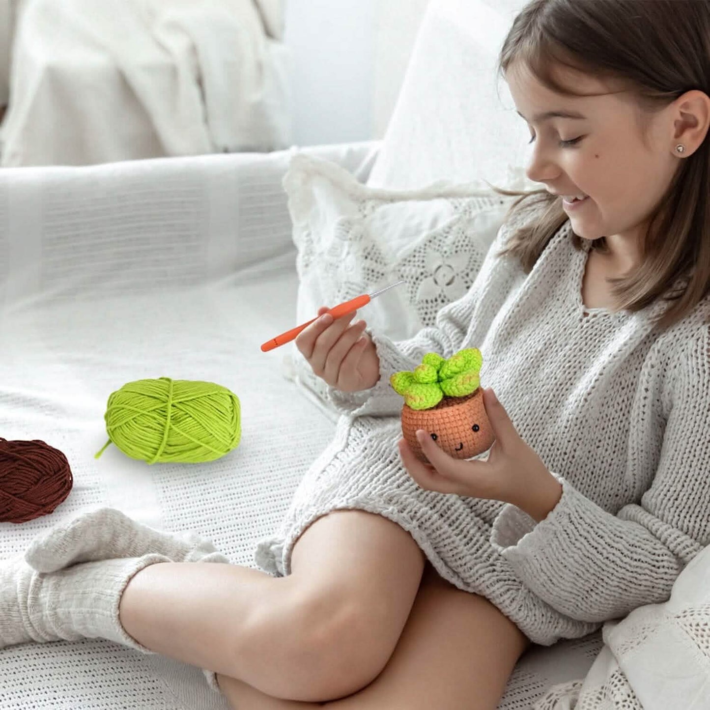 Häkelset für Anfänger DIY Strickzubehör