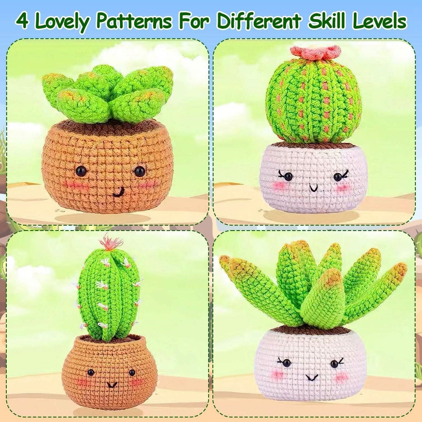Häkelset für Anfänger DIY Strickzubehör