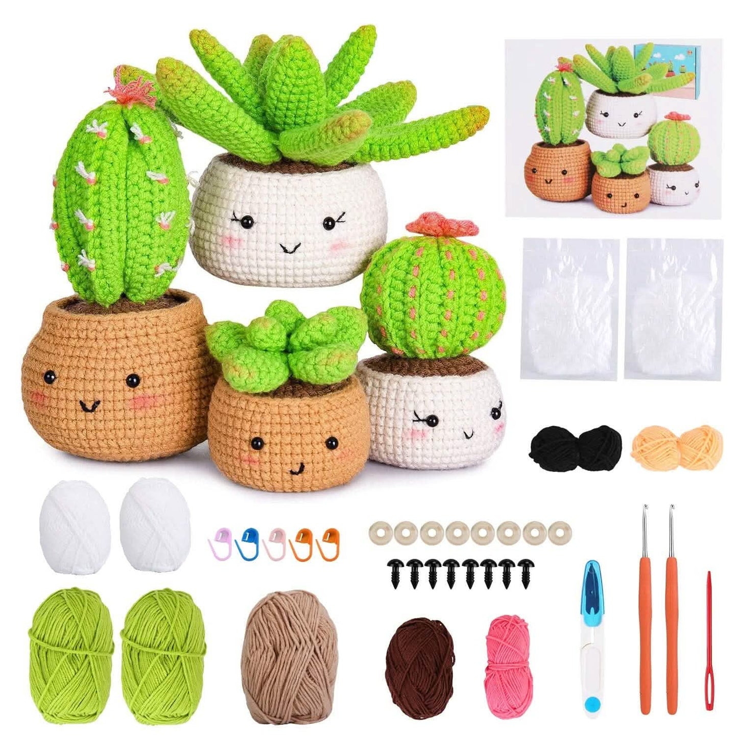 Häkelset für Anfänger DIY Strickzubehör
