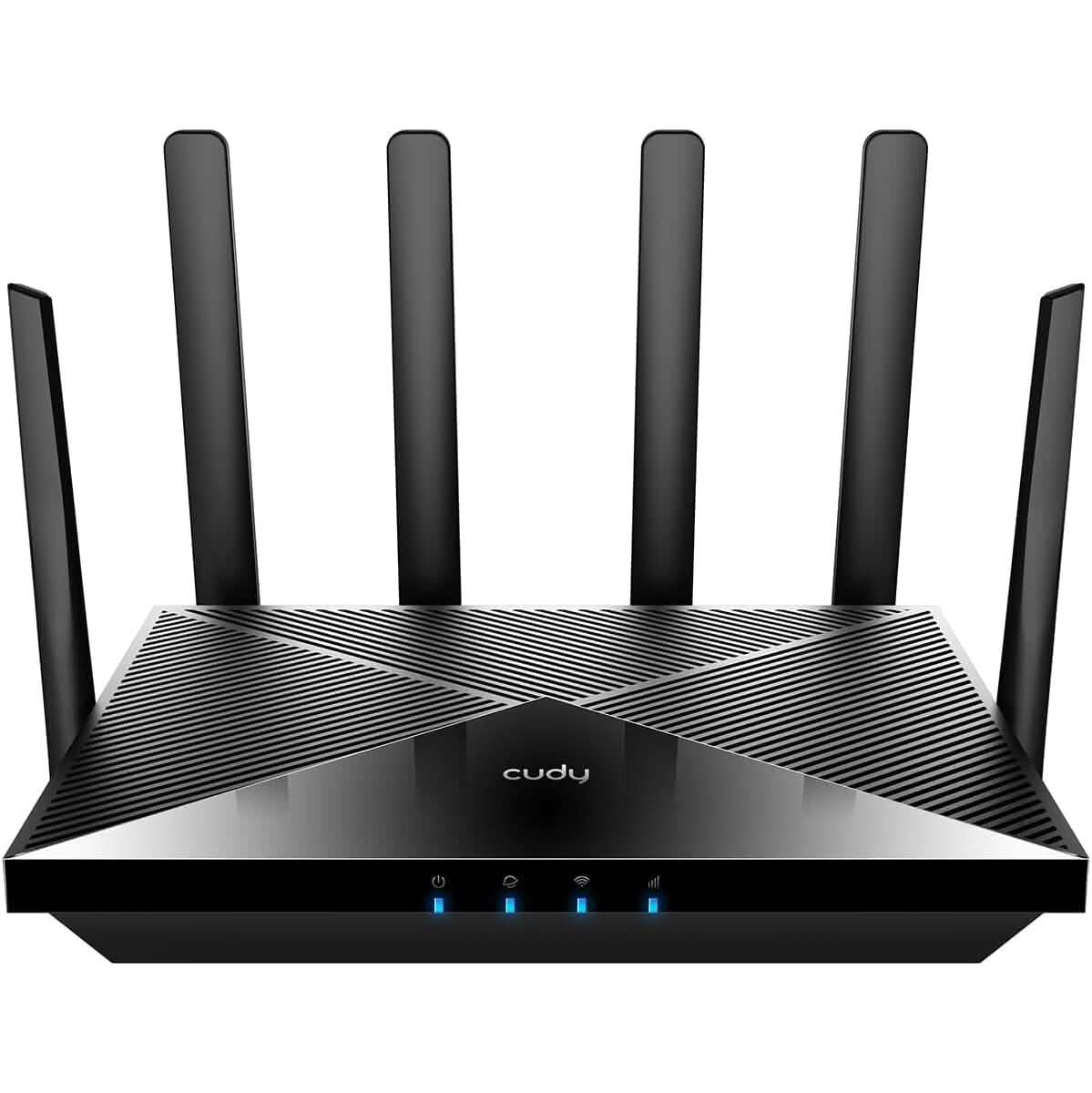 Cudy Neuer 5G NR SA NSA AX3000 WiFi 6 CPE Router, AX3000 Dual-SIM 5G Mobilfunkrouter (Generalüberholt)