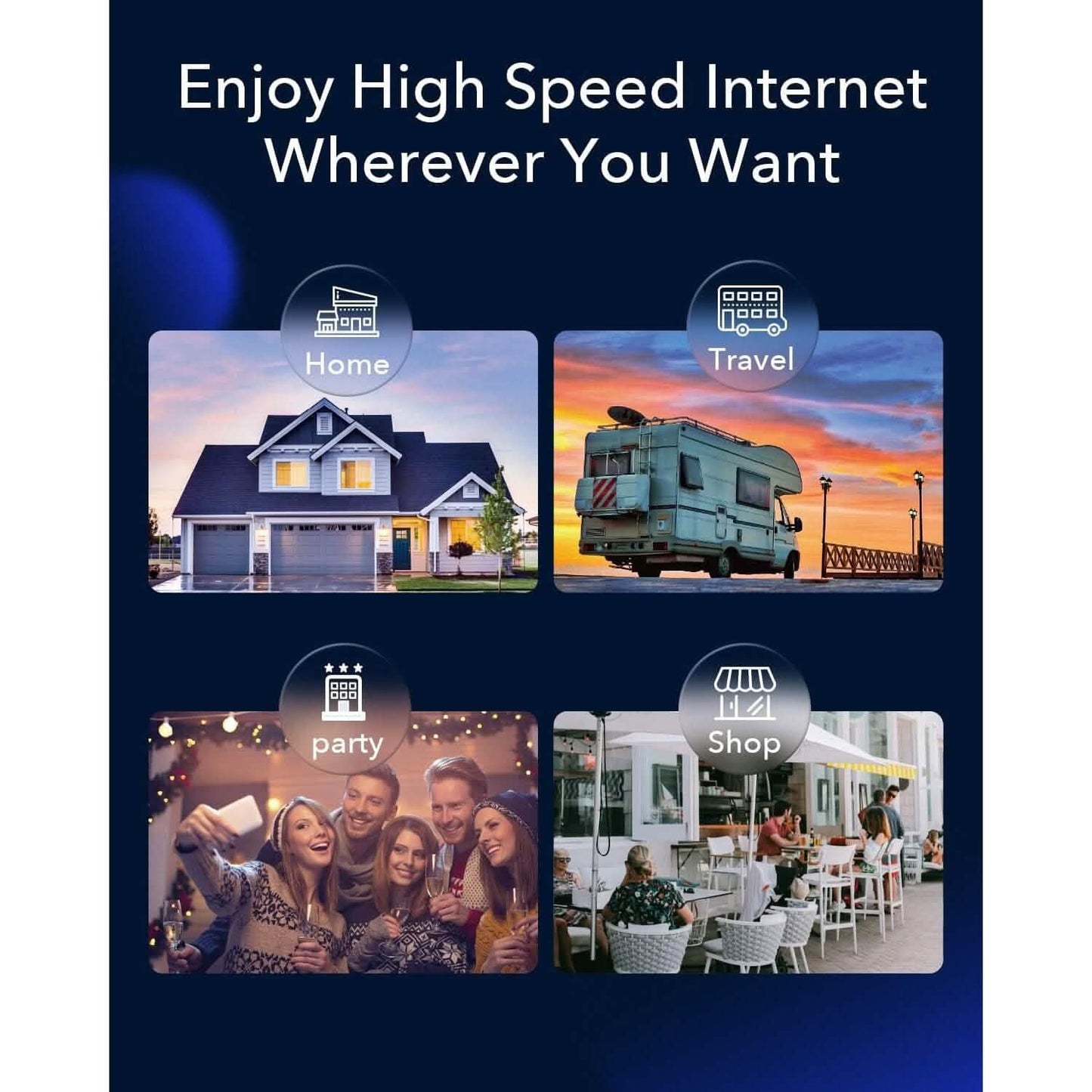 Cudy Neuer 5G NR SA NSA AX3000 WiFi 6 CPE Router, AX3000 Dual-SIM 5G Mobilfunkrouter (Generalüberholt)