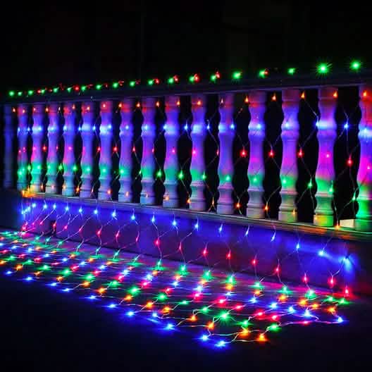 Vorhang RGB Mesh LED-Leuchten