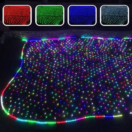 Vorhang RGB Mesh LED-Leuchten