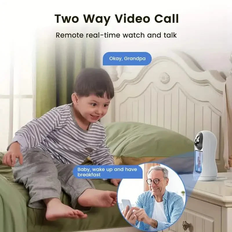 1080P Intelligente Indoor-WLAN-Kamera | Zwei-Wege-Audio & Videoanruf + Nachtsicht