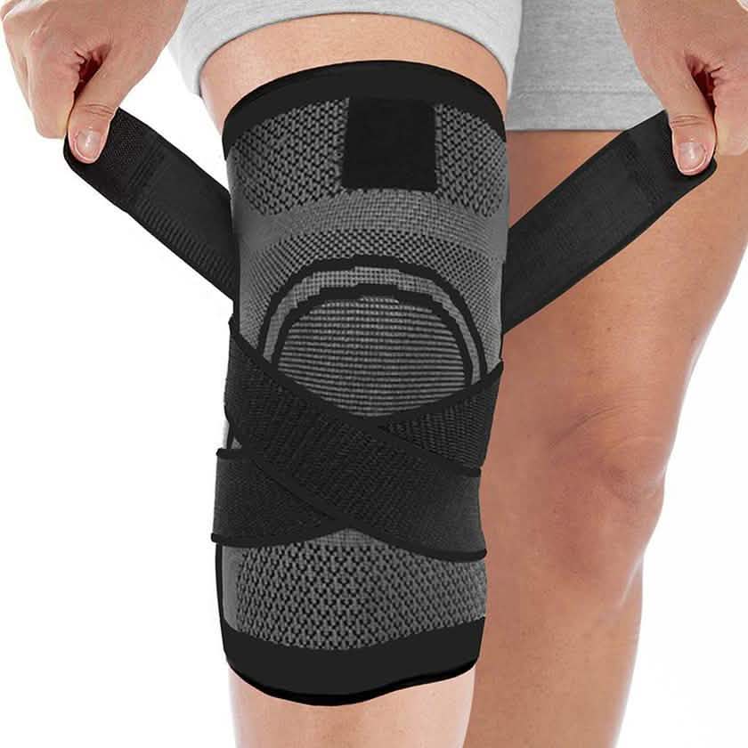 DCF-Kompressions-Kniebandage mit verstellbaren Riemen