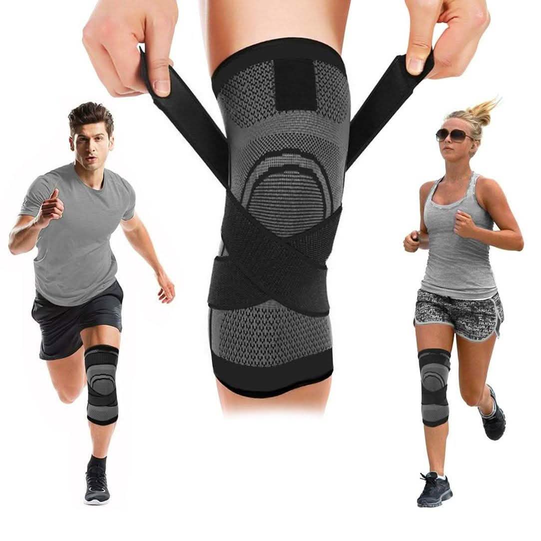DCF-Kompressions-Kniebandage mit verstellbaren Riemen