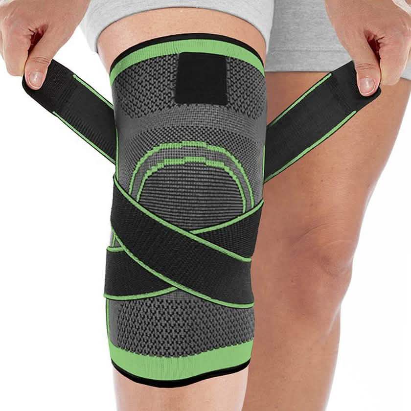 DCF-Kompressions-Kniebandage mit verstellbaren Riemen