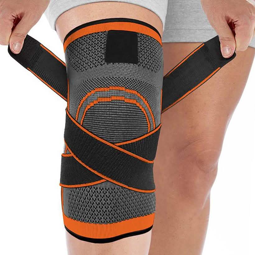 DCF-Kompressions-Kniebandage mit verstellbaren Riemen