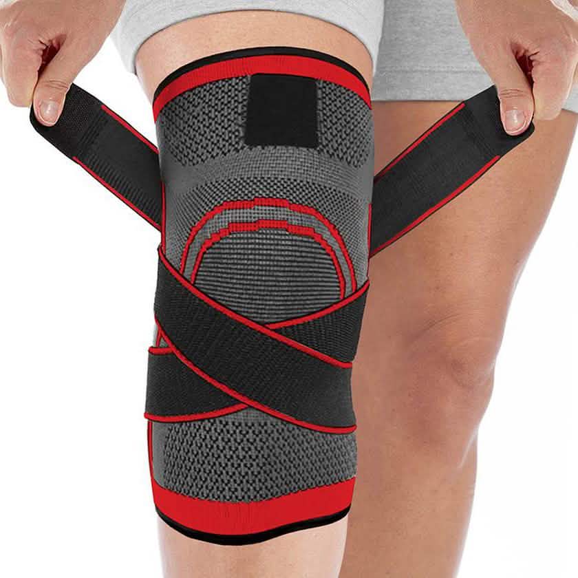 DCF-Kompressions-Kniebandage mit verstellbaren Riemen