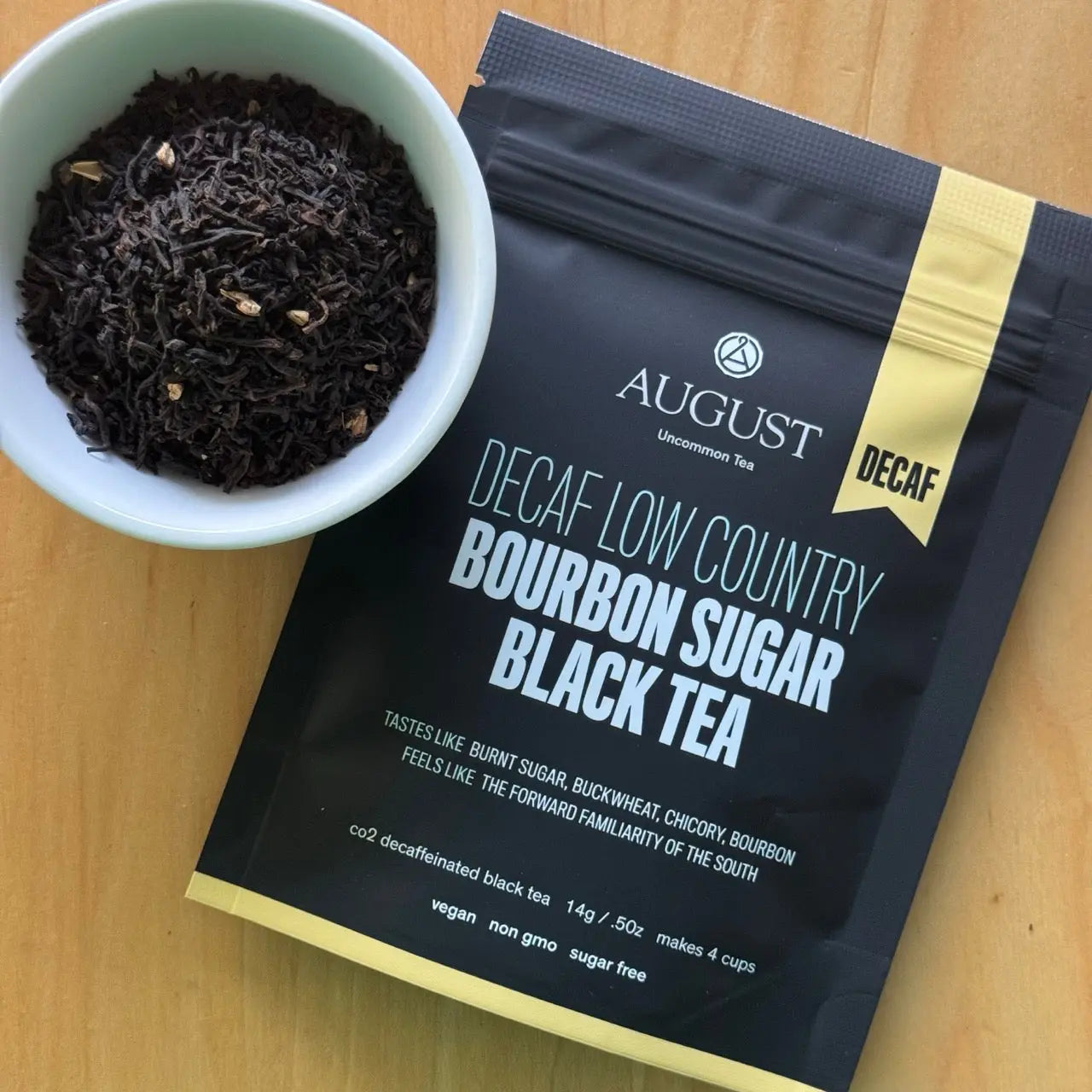 Koffeinfreier Low Country – Bourbon-Zucker-Schwarztee