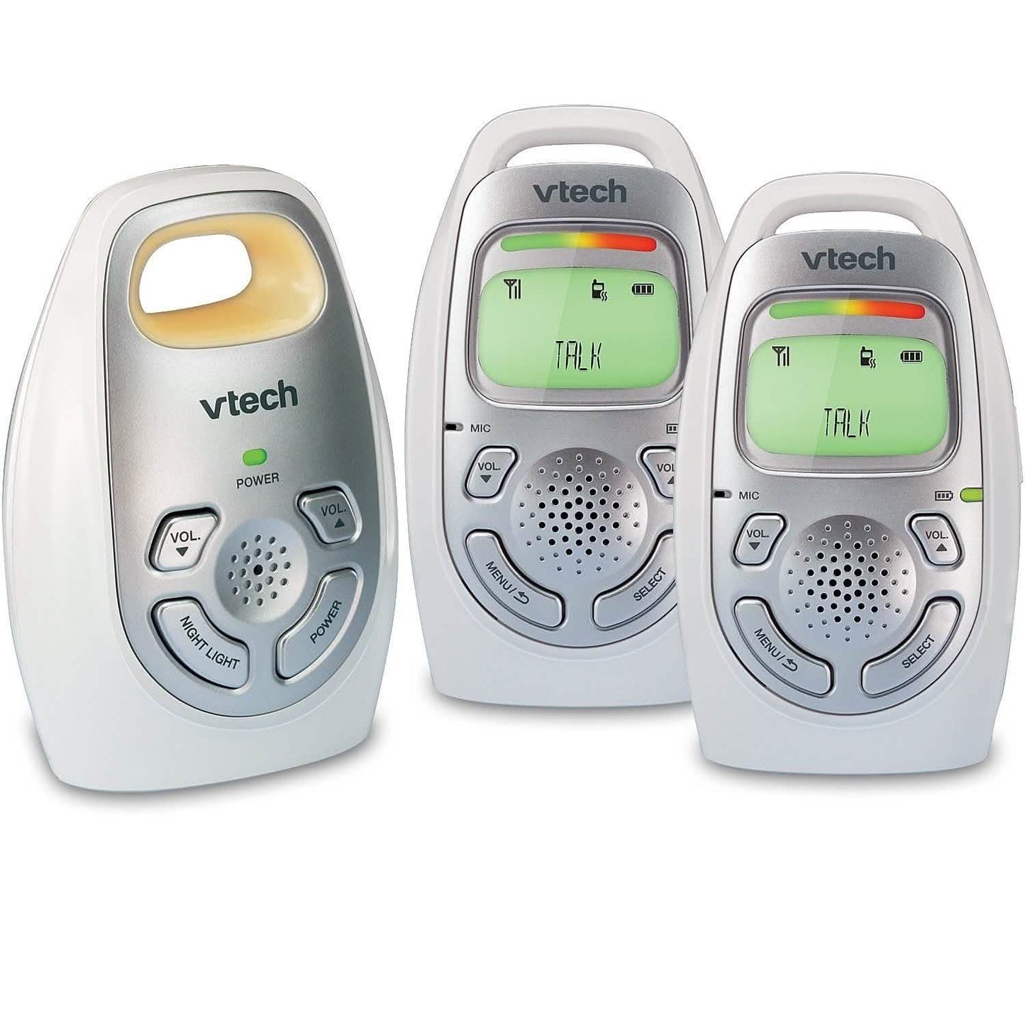 DECT 6.0 Digitales Audio Babyphone mit 2 Elterneinheiten