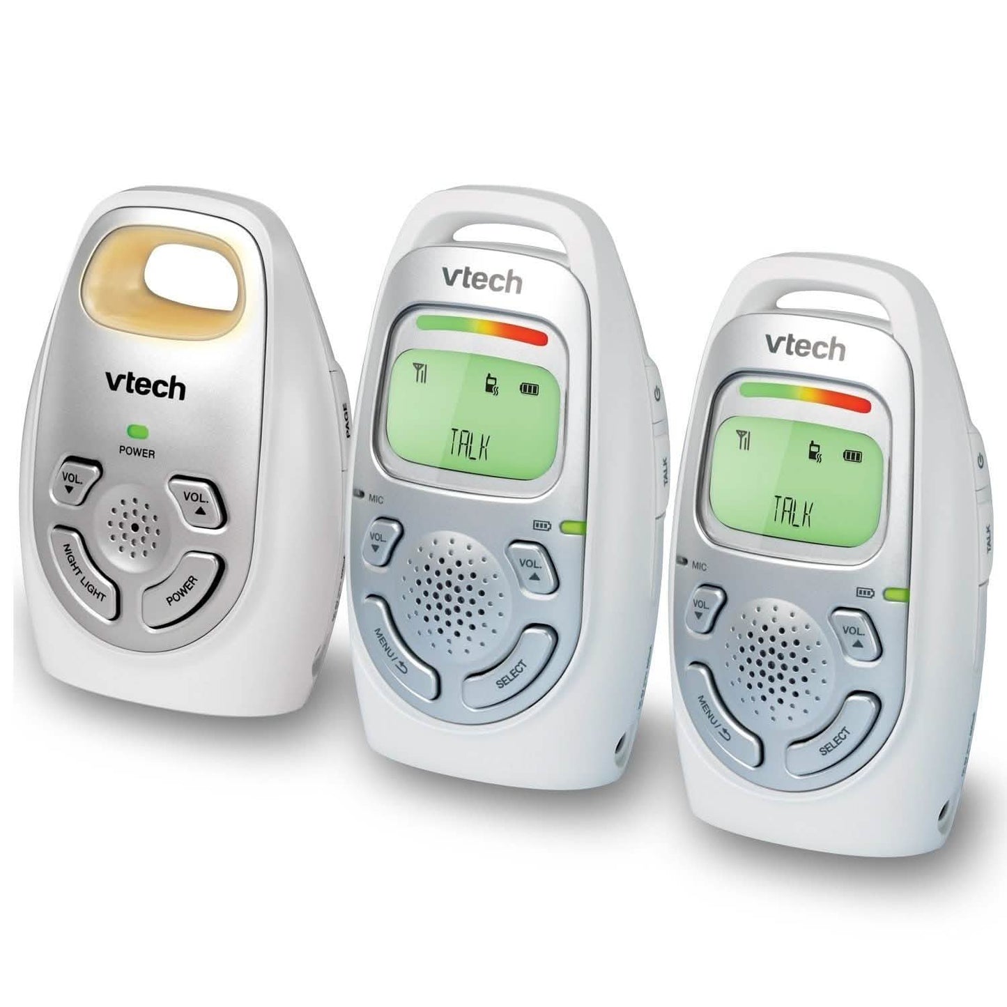 DECT 6.0 Digitales Audio Babyphone mit 2 Elterneinheiten