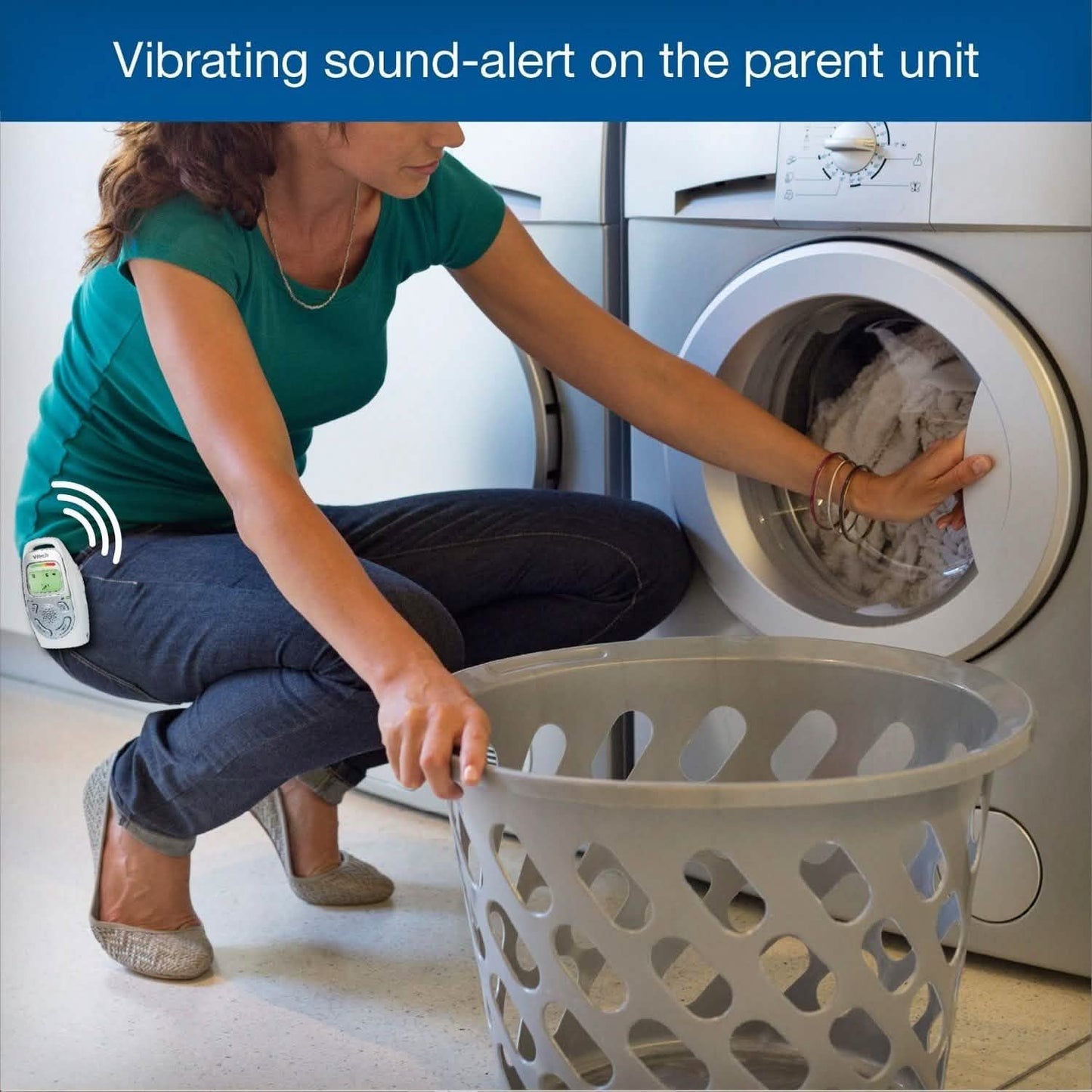 DECT 6.0 Digitales Audio Babyphone mit 2 Elterneinheiten