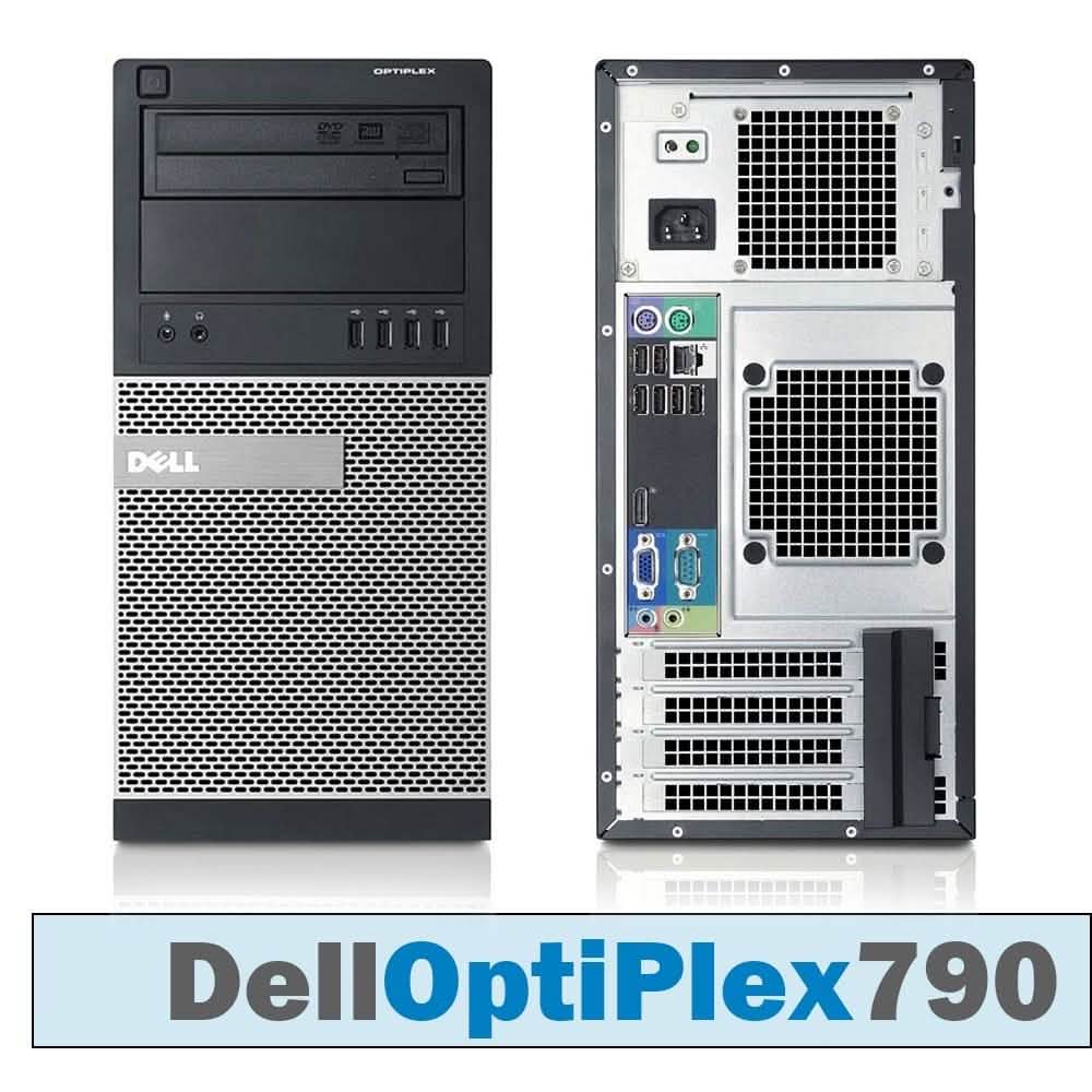 Dell OptiPlex 790 MT/Core i5-2400 Quad @ 3,1 GHz (generalüberholt)