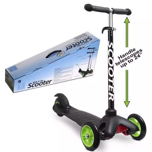 Deluxe Aluminium Kick'n Go 3-Rad-Roller