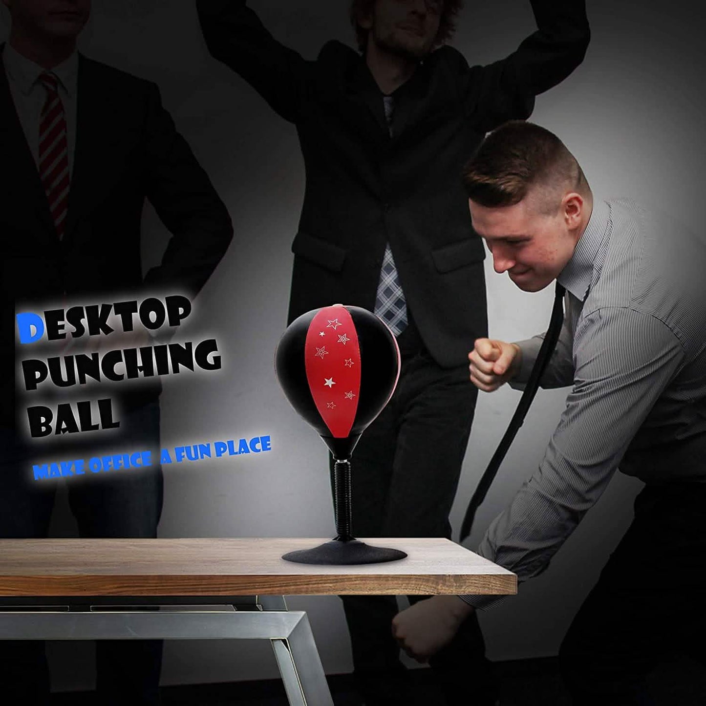 Schreibtisch-Boxball mit Ständer und Pumpe