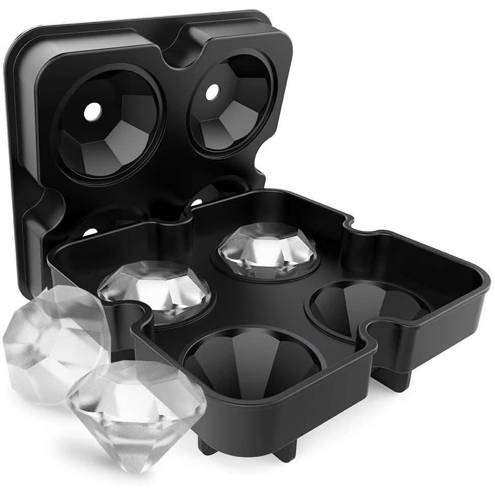 Diamant Flexible Silikon-Eiswürfelform