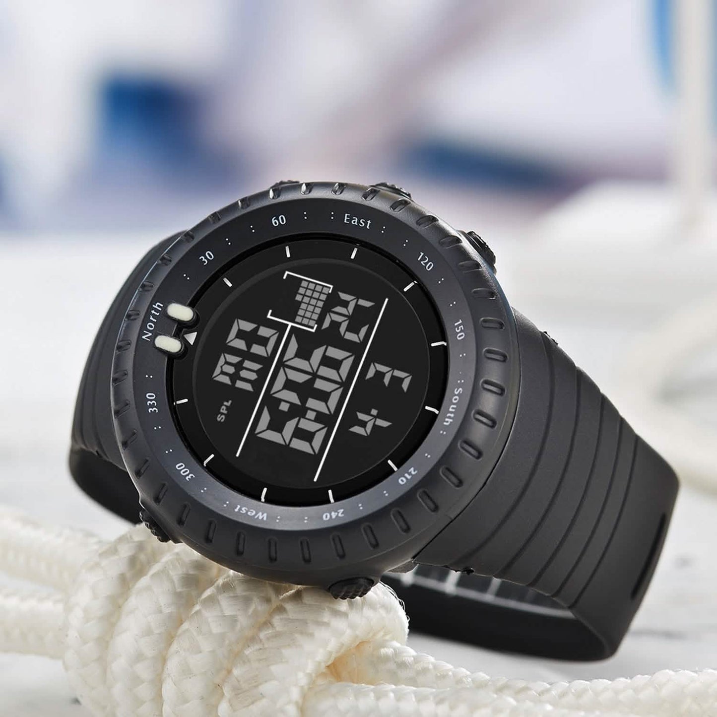 Digitale Herren-Sport-Militär-Taktik-Armbanduhr