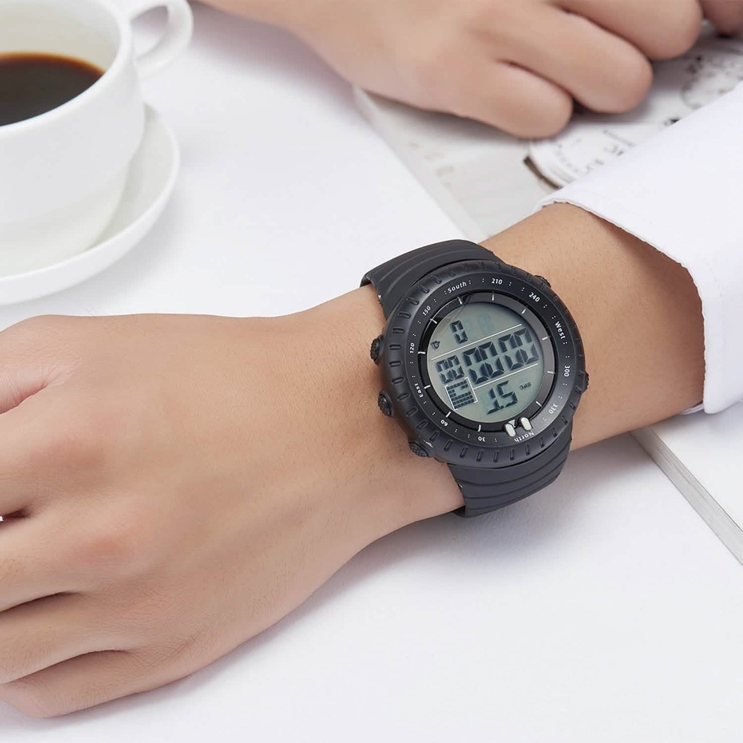 Digitale Herren-Sport-Militär-Taktik-Armbanduhr