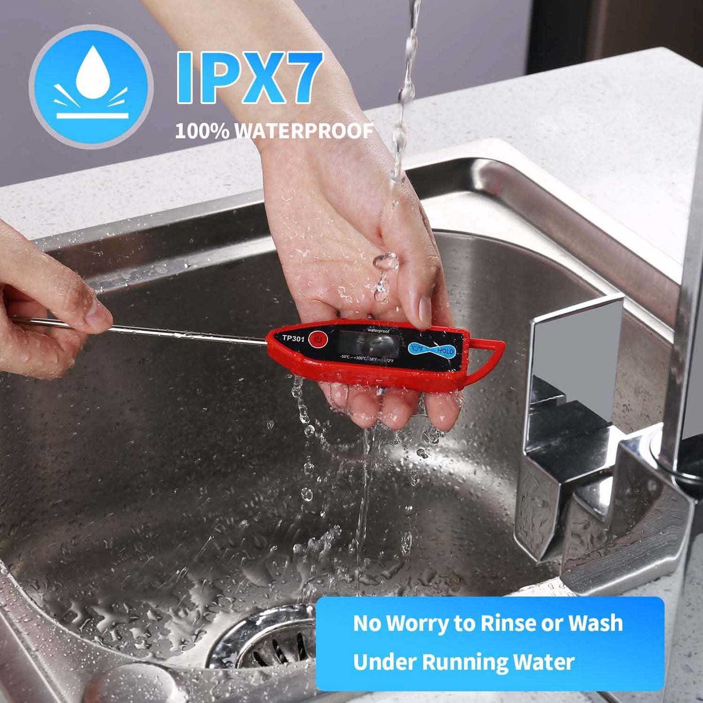 Digitales Wasser-Lebensmittel-Thermometer