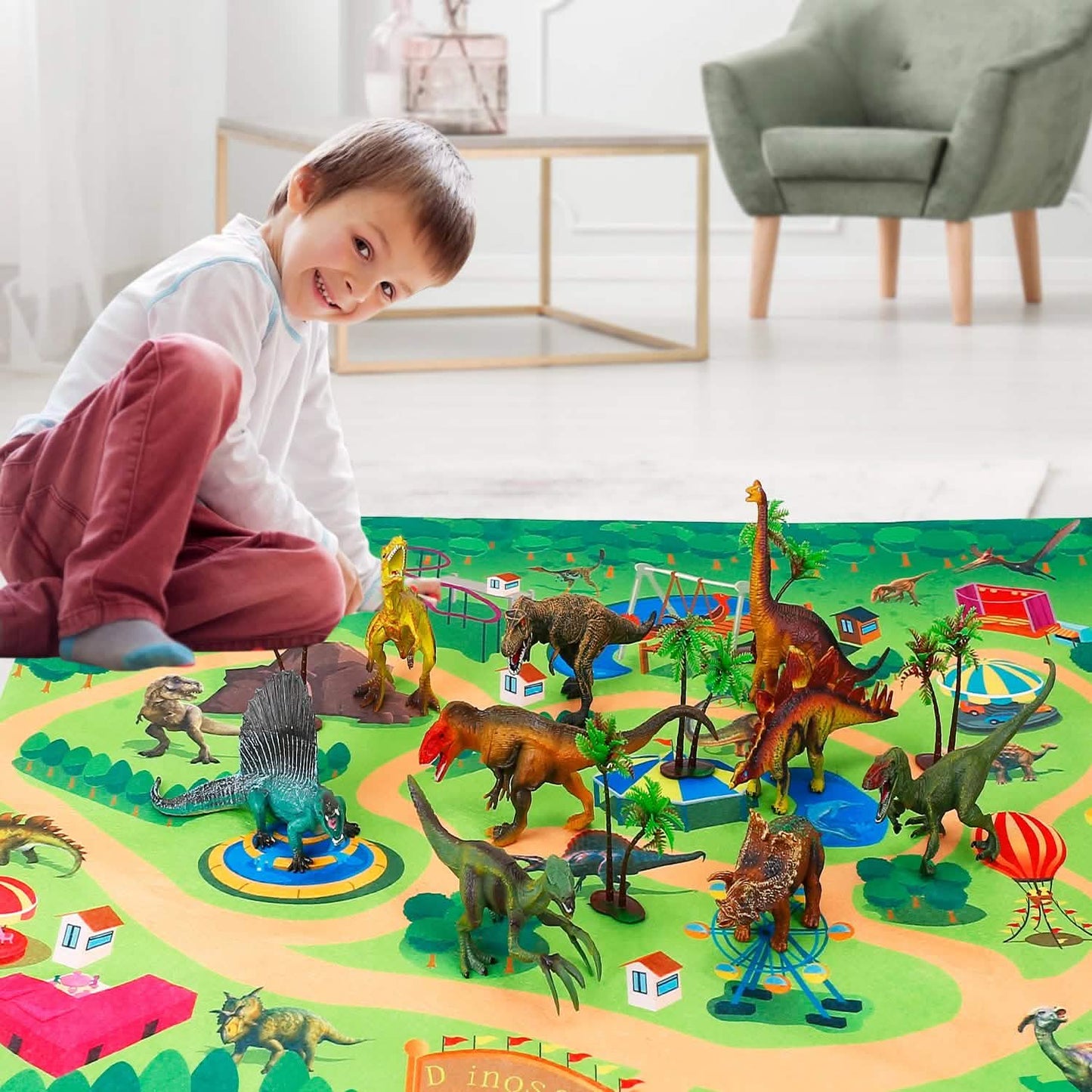 Dinosaurierfiguren-Spielset