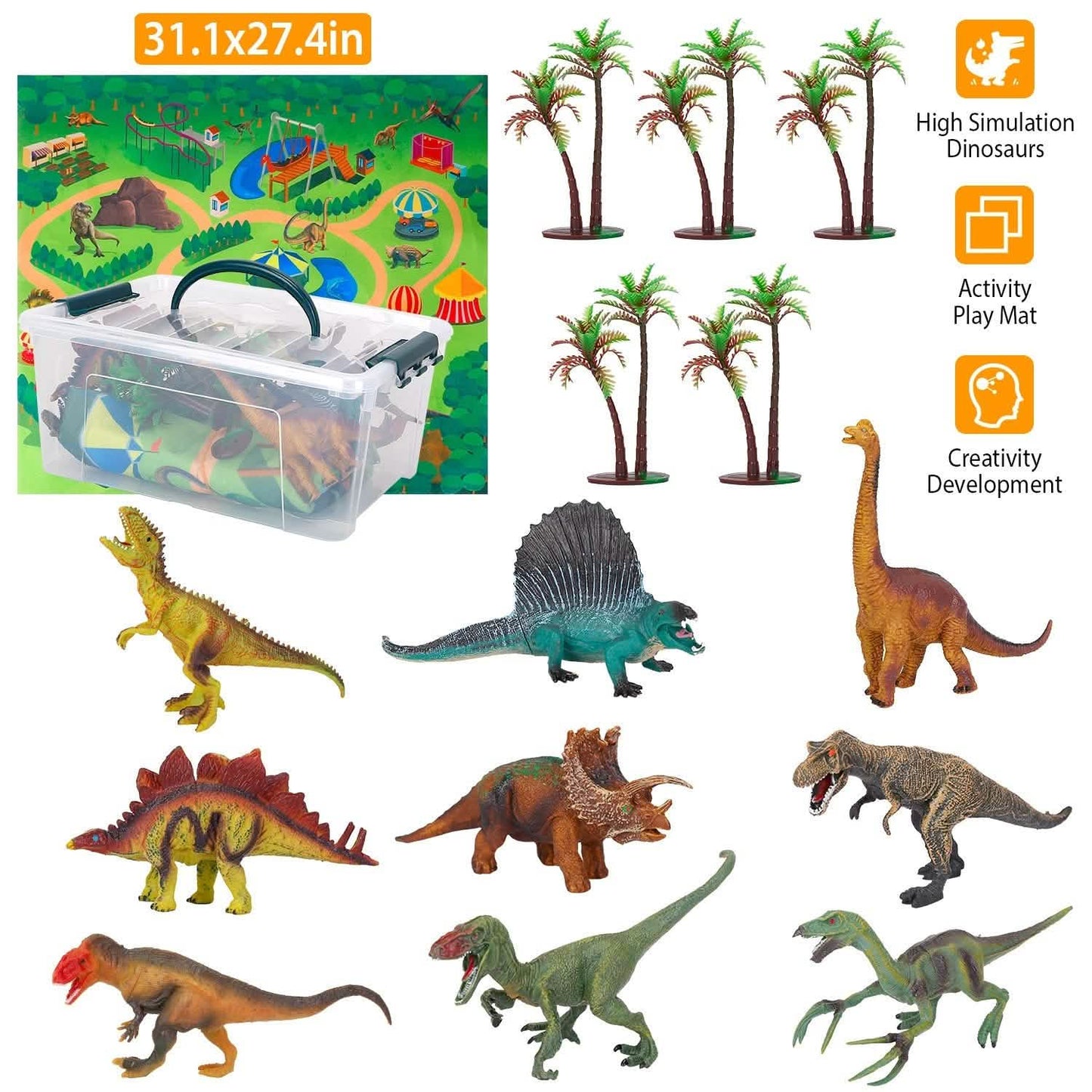 Dinosaurierfiguren-Spielset