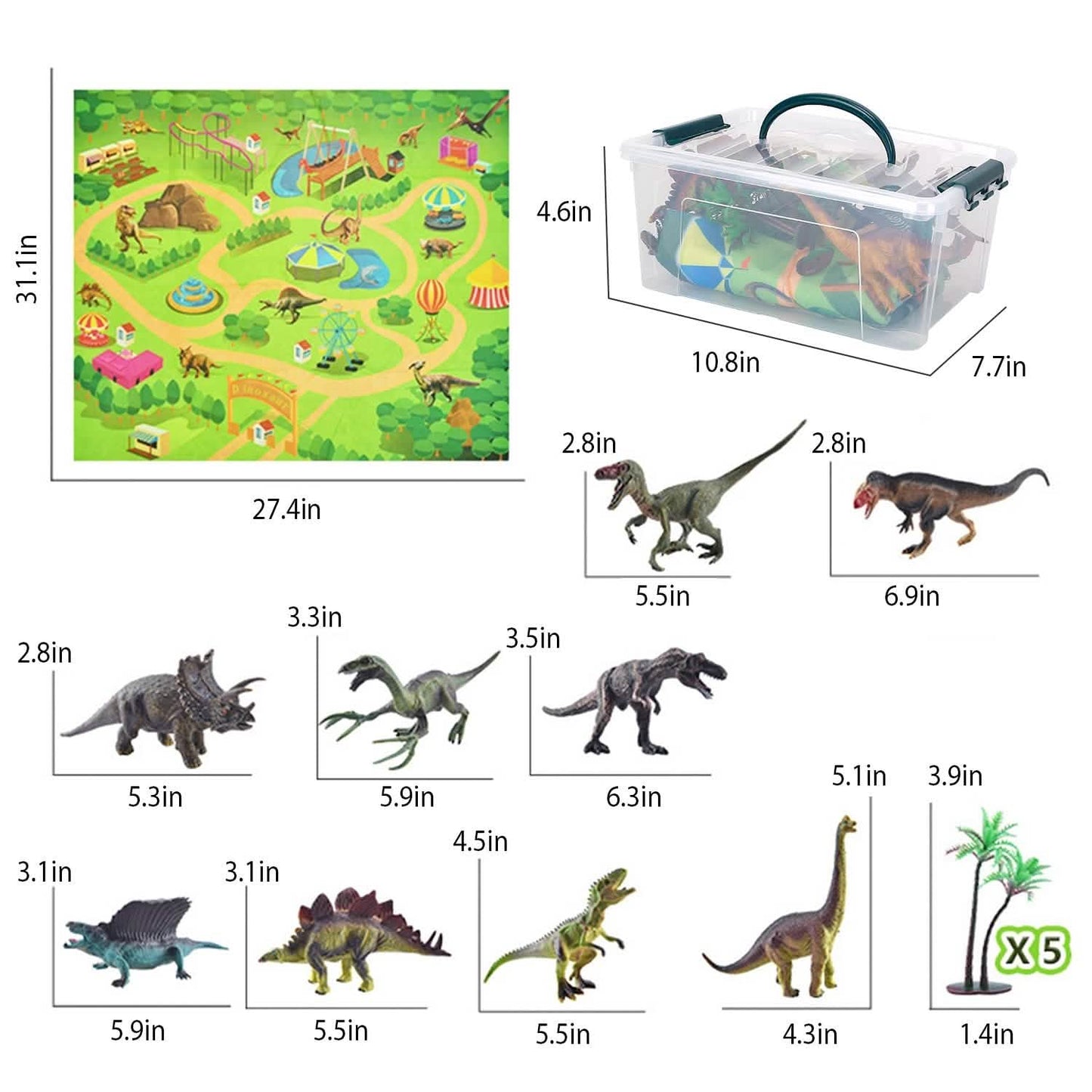 Dinosaurierfiguren-Spielset