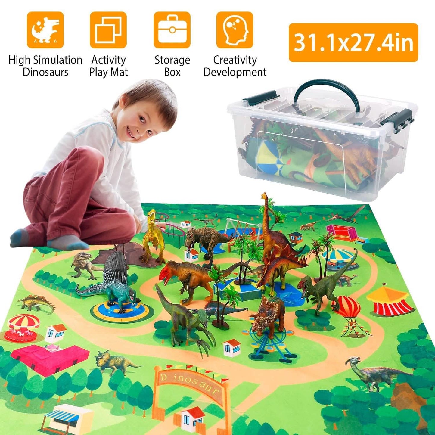 Dinosaurierfiguren-Spielset