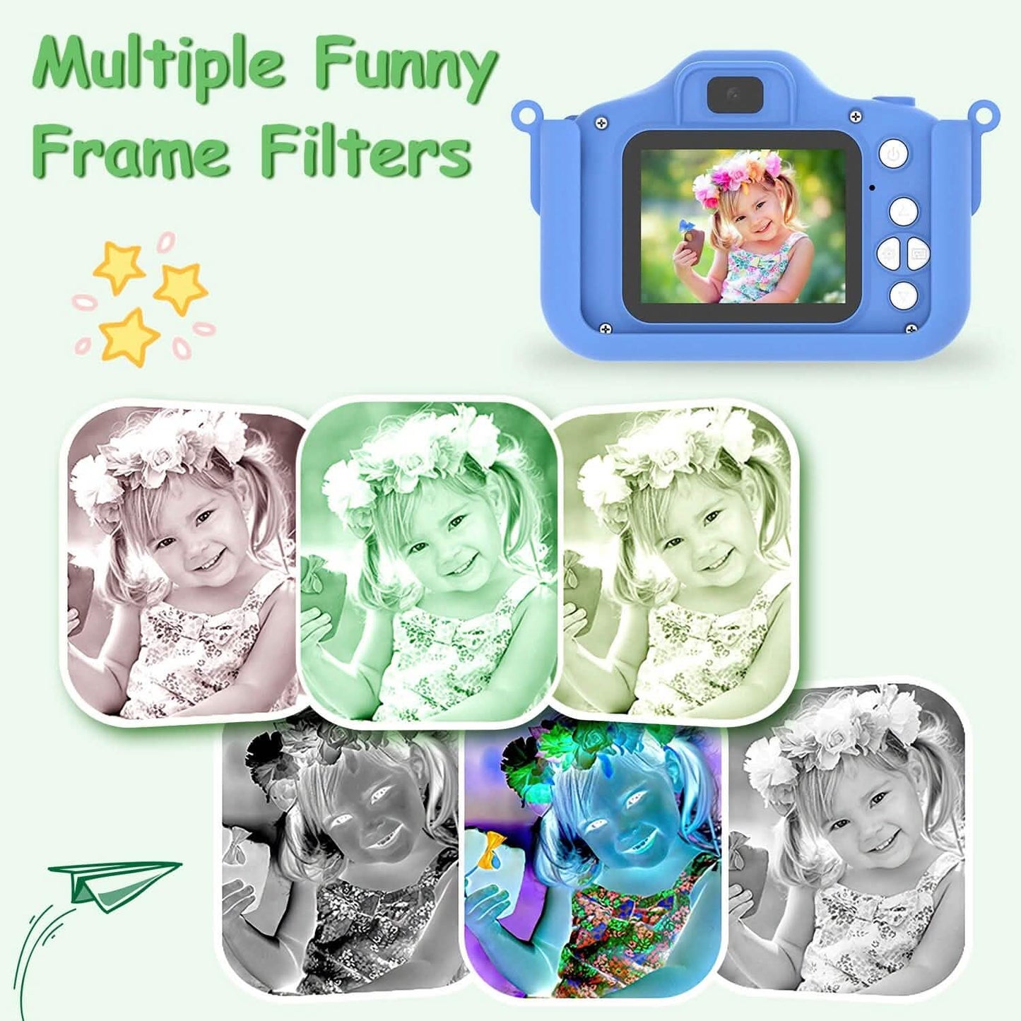 Dinosaurier Kinder Selfie 48MP 1080P HD Cartoon Digitalkamera