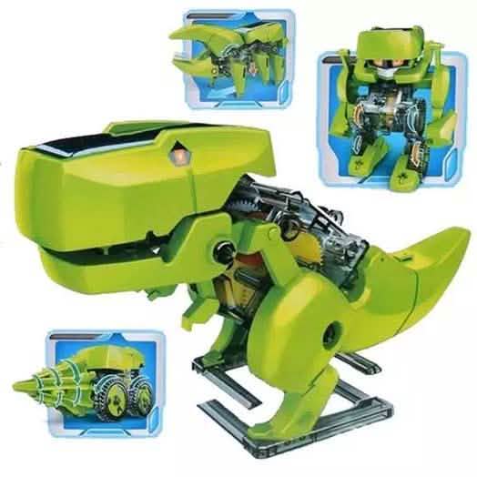 DIY 4-in-1 Pädagogischer Solar-Roboter-Dinosaurier