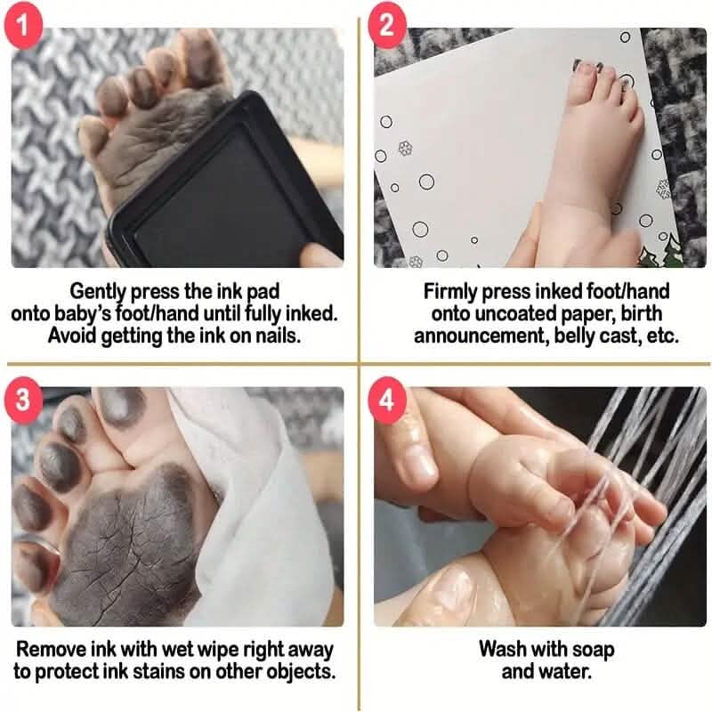 DIY Hand- und Fußabdruck-Set