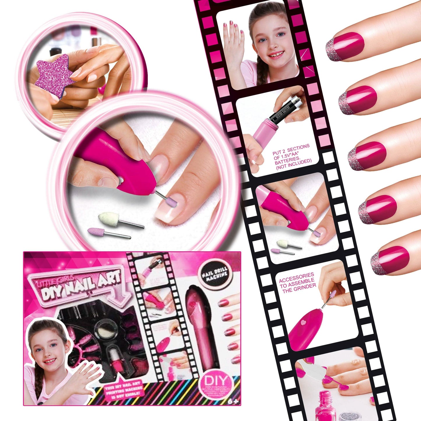 DIY Nagelkunstwerkzeug Maniküre-Set