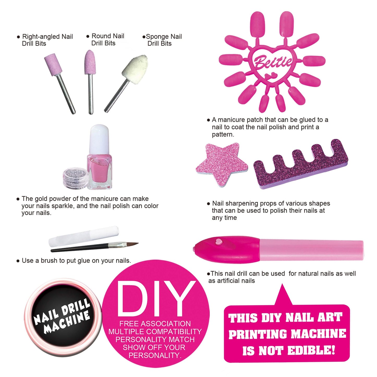 DIY Nagelkunstwerkzeug Maniküre-Set