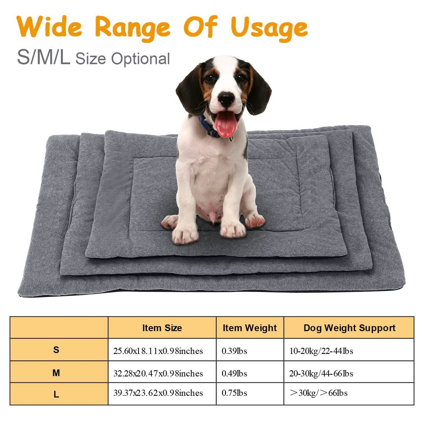Hundebettmatte Bequemes Vlies Wendekissen
