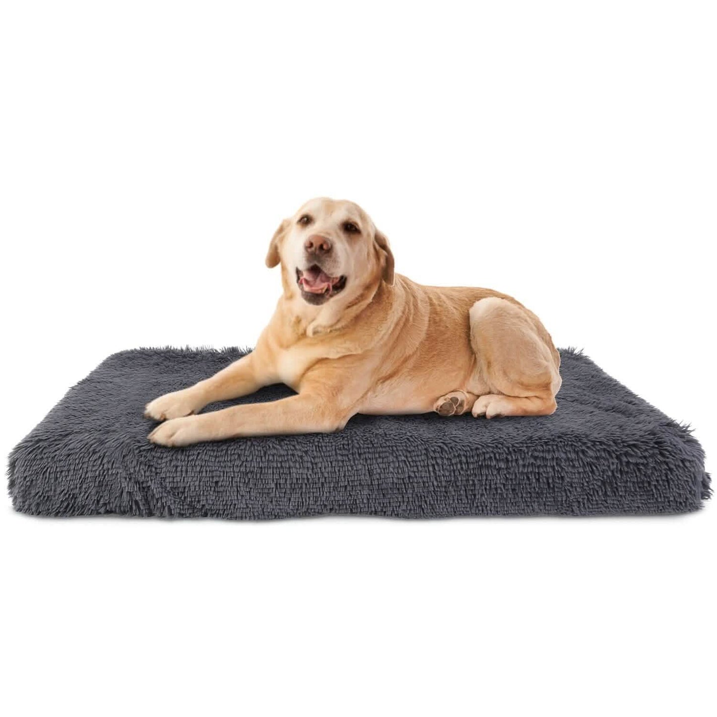 Hundebett Weiches Plüschkissen Gemütliche Warme Haustier-Käfigmatte Hundeteppich