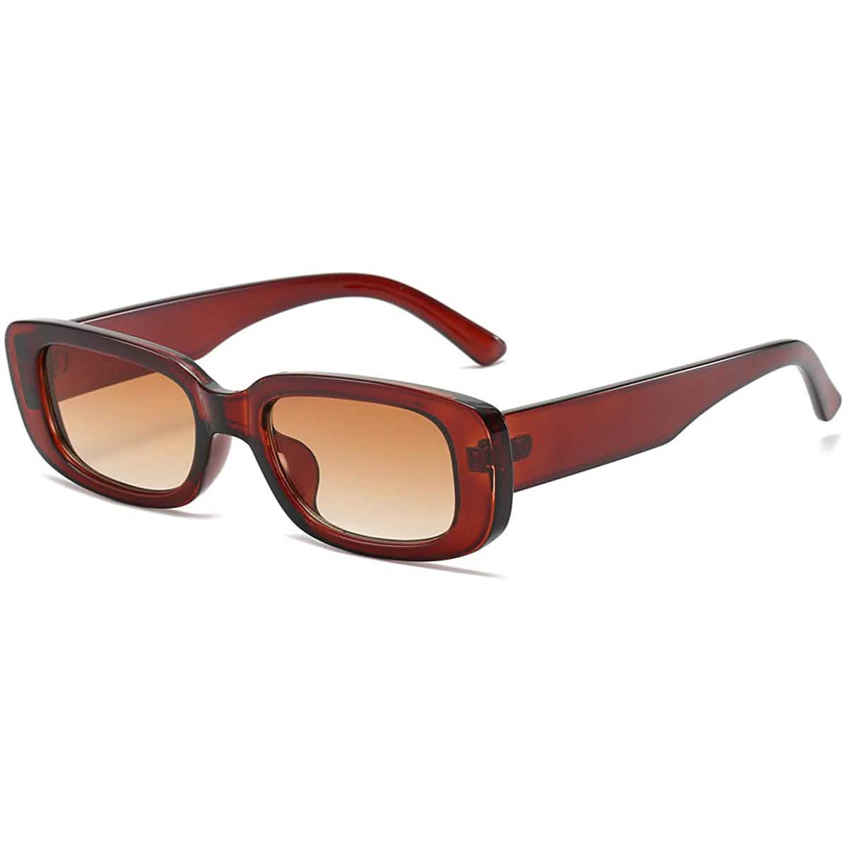 Dollger Retro Fashion Rechteckige Sonnenbrille